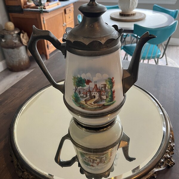 Antique Coffee Pot Etsy