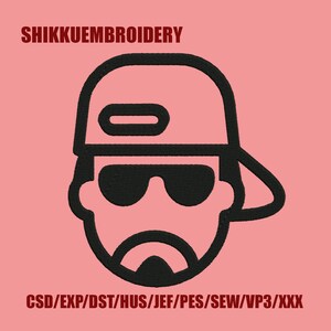 10 size badboy logo Embroidery design Instant Download 9 Formats Embroidery pattern.Machine Embroidery Design. Digital file download