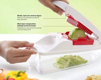High Quality Tupperware Super Dicer Set Time saver vegetables fruits Chop slice and Dice Multifunction