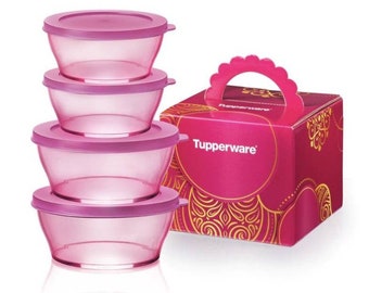Tupperwareタッパーウェア クリアボウルセット タッパーウェア クリアボウル ギフトセット 610ml 990ml - Etsy 日本