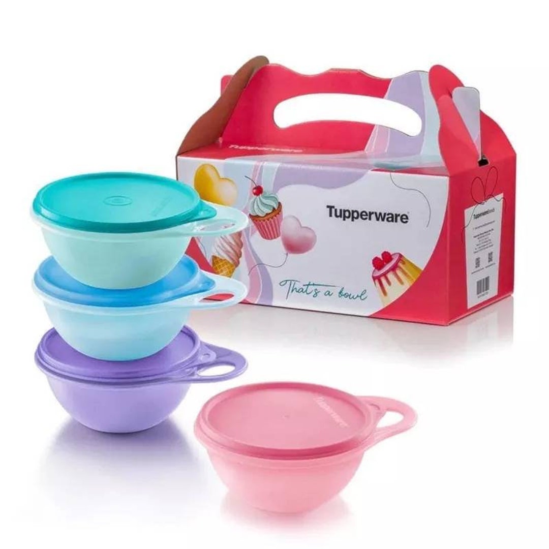 TUPPERWARE New SALAD ON THE GO SET w/ Fork, Knife Tupper Mini Dressing  Container