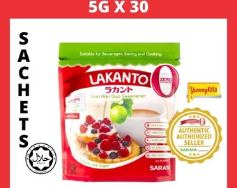 Monk Fruit Lakanto Luo Han guo natural sweetener sugar replacement for drinks, food and baking