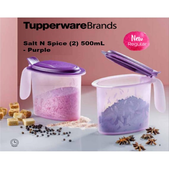 Tupperware Cookie Tin Canister (2pcs)