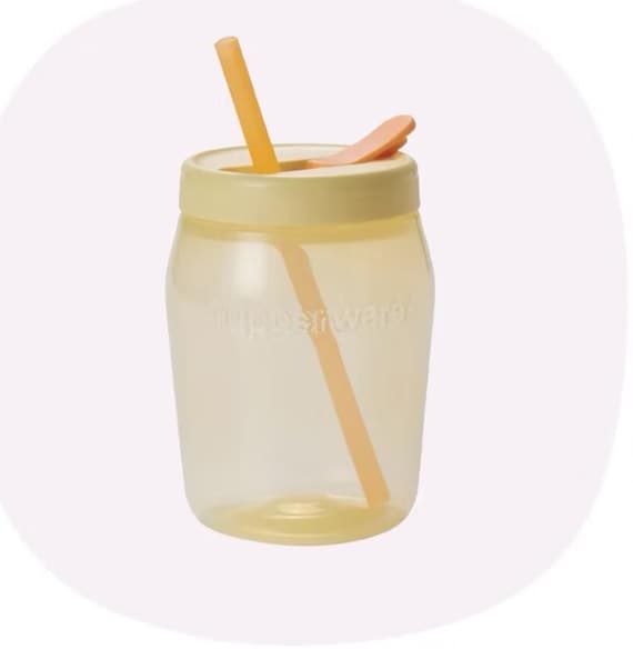 タッパーウェア ユニバーサルジャー 325ml/550ml ストローカバー