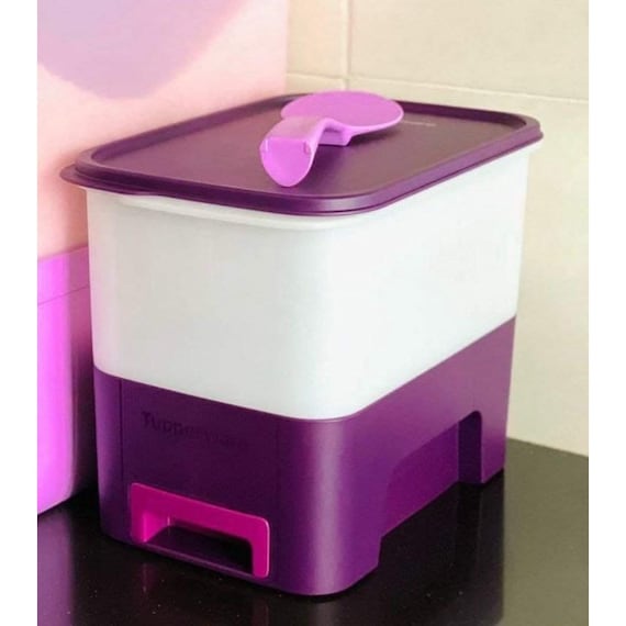 Tupperware Ricesmart Junior Rice Dispenser Storage First in First Out Fifo  5 Kg 