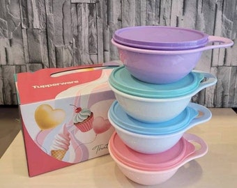おすすめ】 Tupperware クリスタルウェーブ、ミニポピーセット