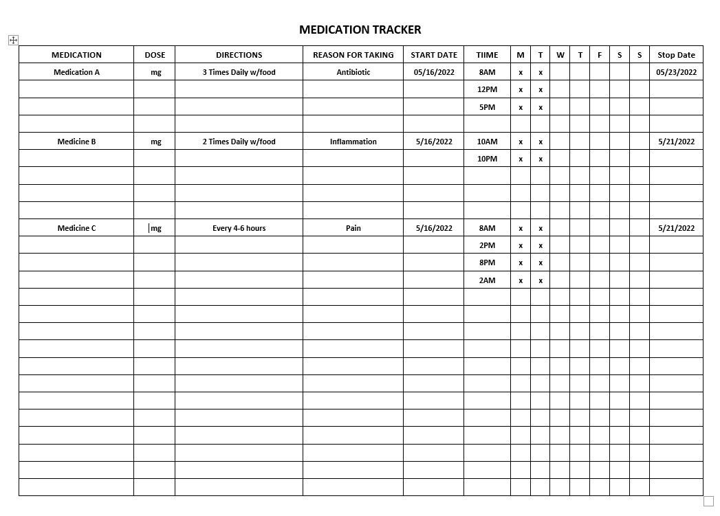 medicine-chart-fillable-printable-etsy