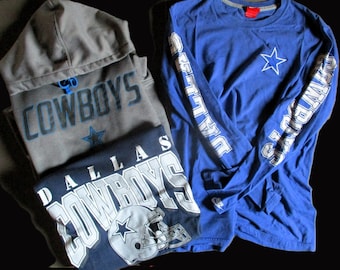 Dallas Cowboys NFL Vintage Retro Shirt Hood Set FREE SHIPPING!