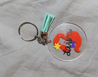 Disney little mermaid keyring