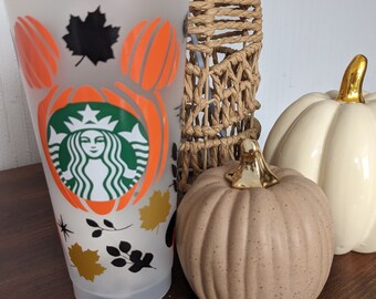 Pumpkin Mickey Starbucks cup