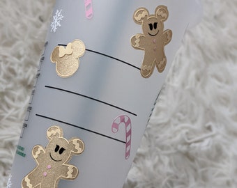 Disney Gingerbread Mickey Starbucks cup
