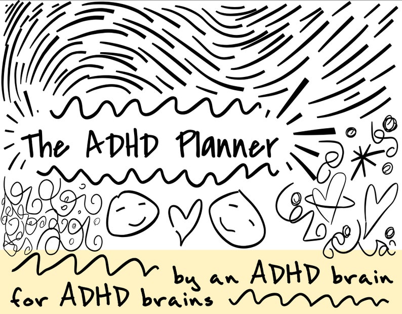 The ADHD College Student Planner Etsy