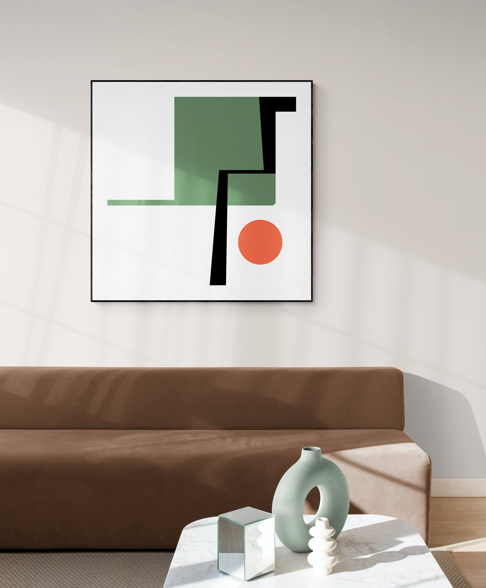 Square Printable Modern Geometric Abstract Art for Modern - Etsy