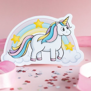 Unicorn Sticker - Laptop Sticker - Planner Sticker