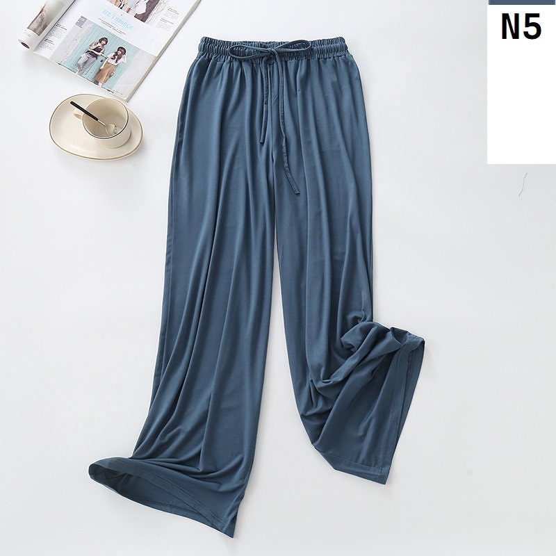 ULTRA SOFT MODAL Pajama Pants Lounge Pants Wide Leg Pants - Etsy