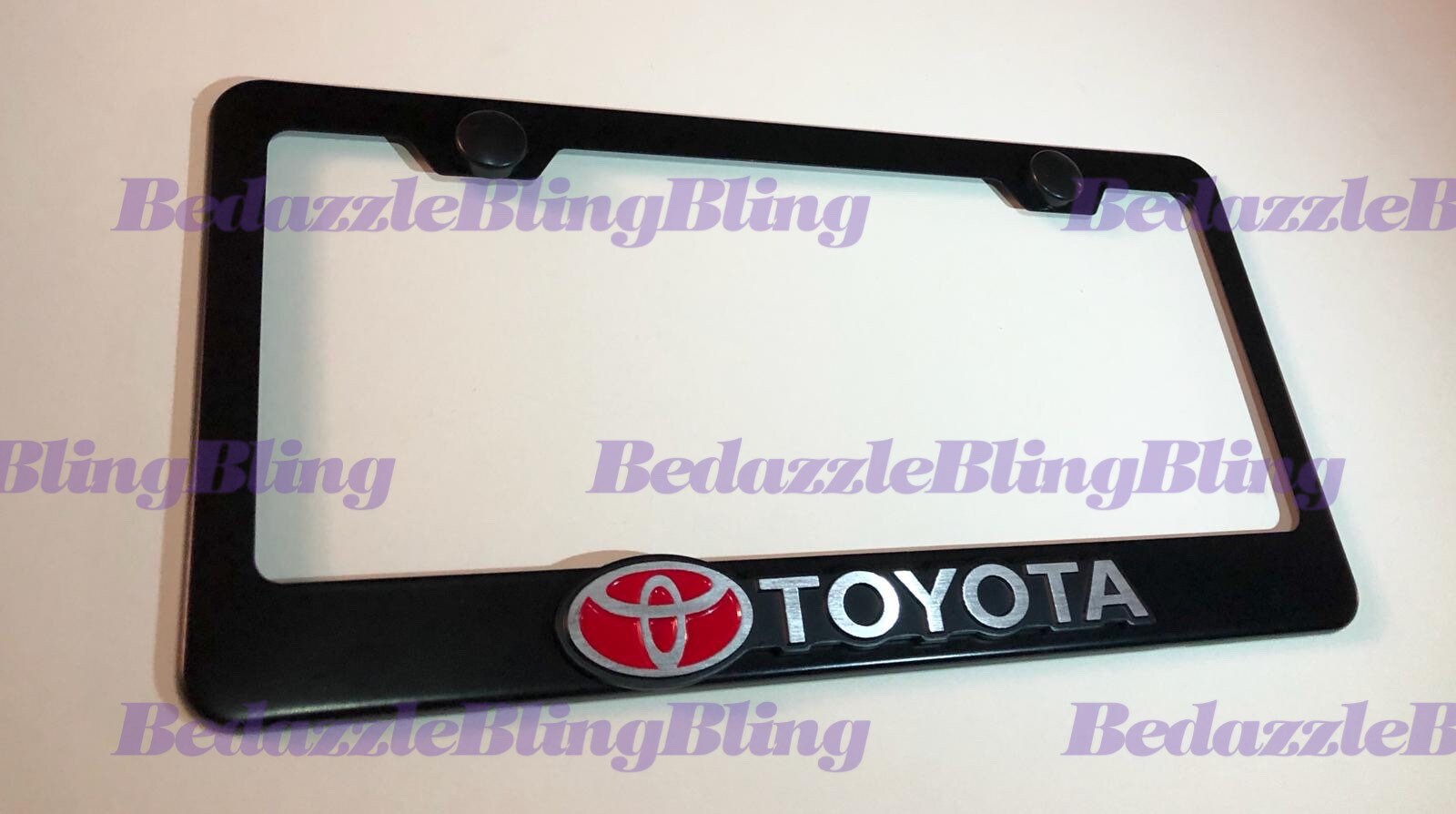 Toyota license sale plate frames