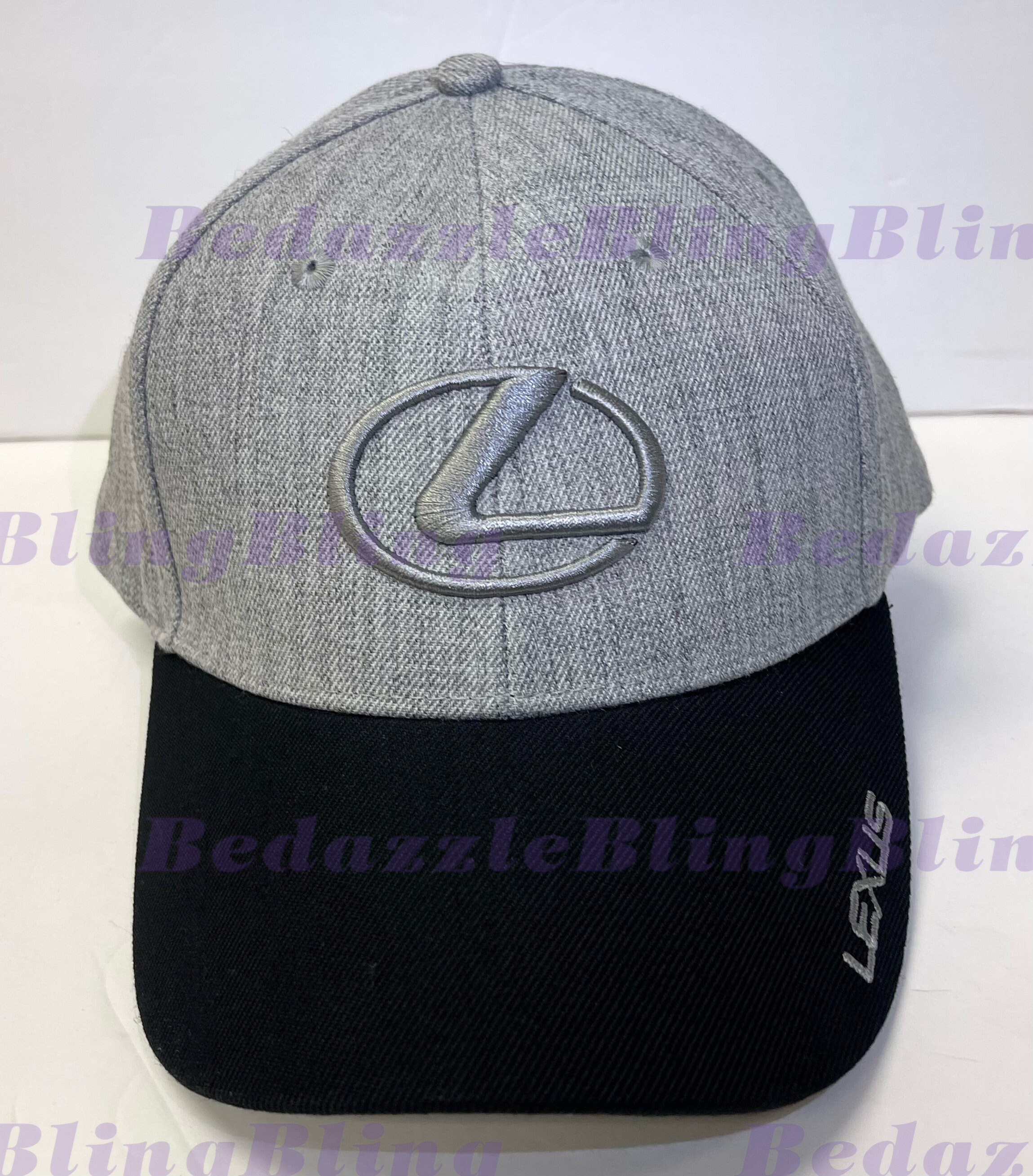 Buy Lexus Grey Black Brim Mens Womens Unisex Hat Baseball Cap