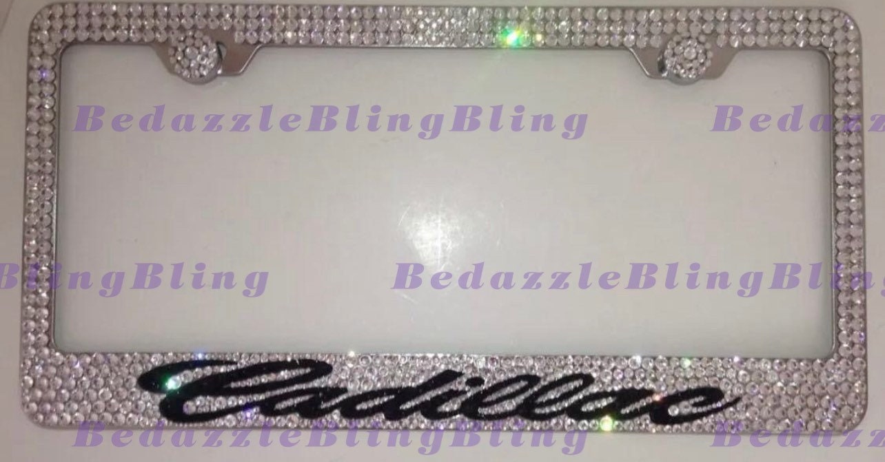 Cadillac Escalade License Plate Frame Bedazzle Holder Made W/ Etsy
