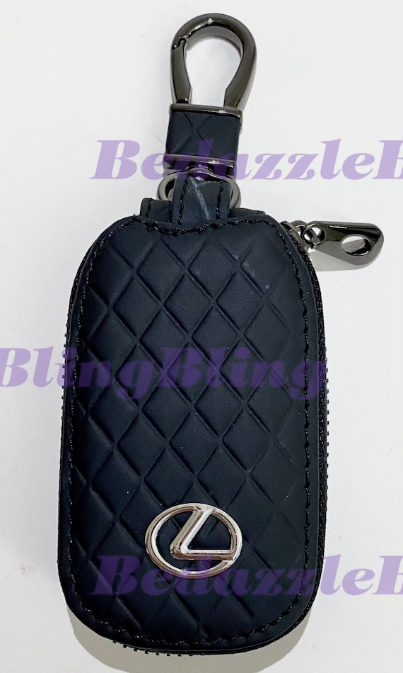 Lexus Key Pouch Keychain Holder Black