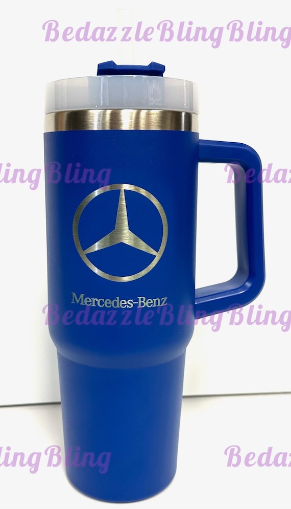 Mercedes Cup With Holder Mug Tumbler Hot Cold Travel 30 Oz