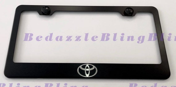 Toyota Standard Inverted License Plate Frame - Laser Etched Mirrored - – Tuning In Style - Foto 5