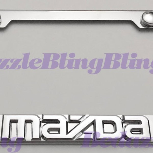 Mazda License Plate Frame Etsy