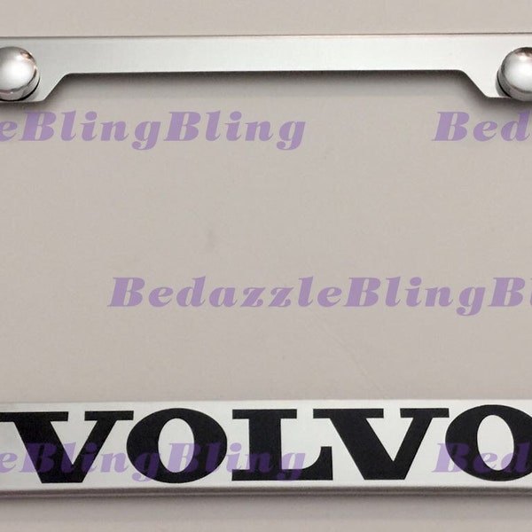 Volvo License Plate Frame Etsy