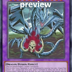 Blue-Eyes Ultimate Dragon Graveyard orica custom card obelisk tormentor winged dragon of ra egyptian gods god altered