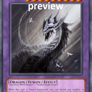 Blue-Eyes Serpent Dragon orica tarjeta personalizada obelisco torturador dragón alado de ra dios egipcio dios alterado
