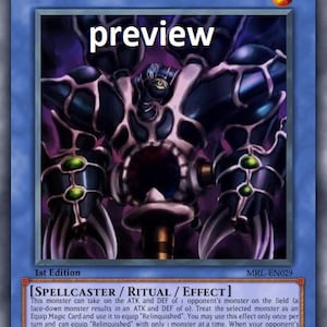 yugioh relinquished ritual card Black Illusion [MRL-051] Super Rare 0 You can Ritual Summon this card with Black Illusion Ritual Relinquished Unleashed by deadstorm8 on