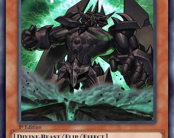 Subterror Behemoth Obelisk Orica Custom Card Obelisk Tormentor Winged  Dragon of Ra Egyptian Gods God Altered - Etsy