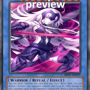 Fate Avenger, Jeanne d'Arc Alter orica aangepaste kaart obelisk kwelgeest gevleugelde draak van ra Egyptische goden god veranderd