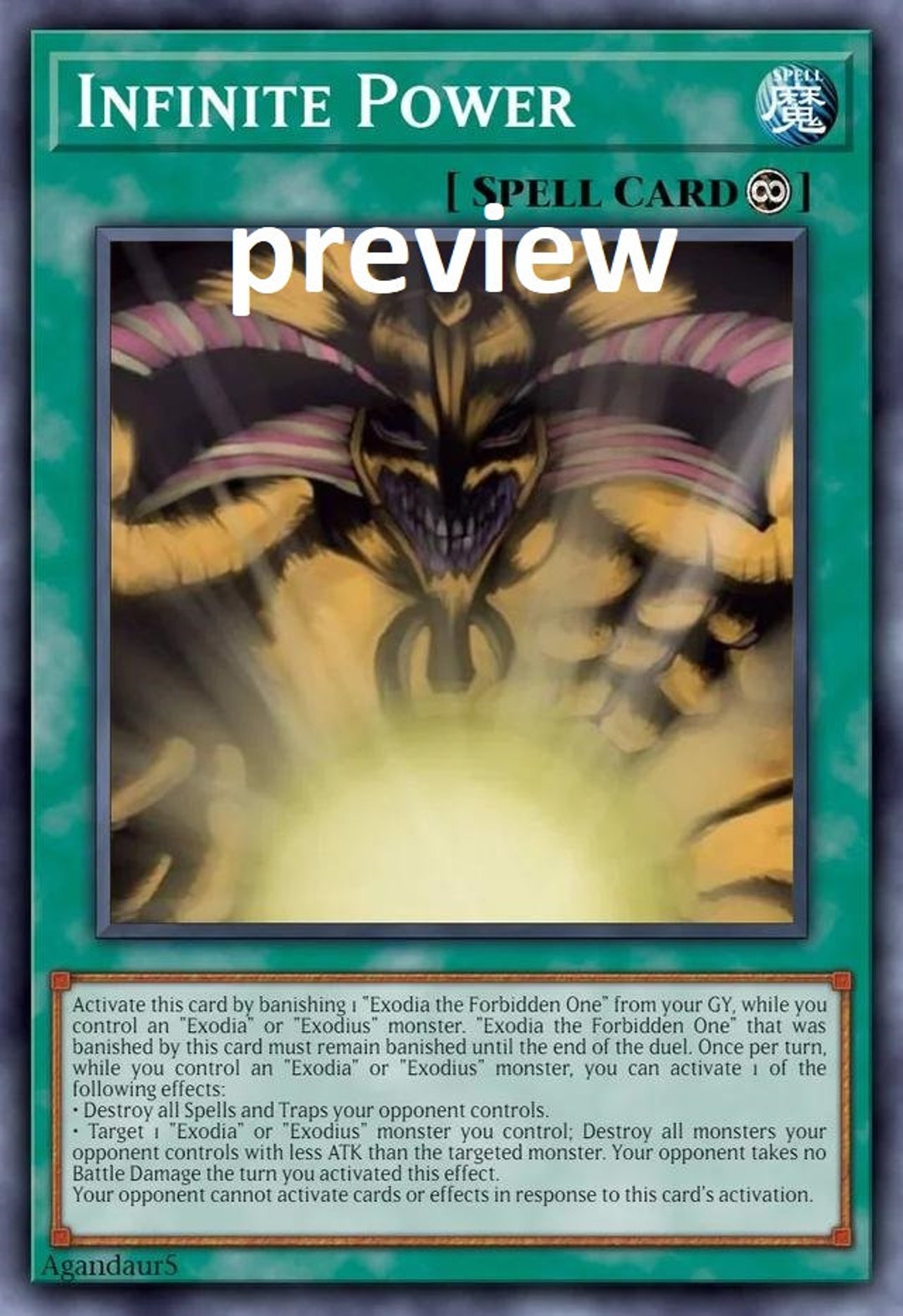 Godzilla Earth Orica Custom Card Obelisk Tormentor Winged 