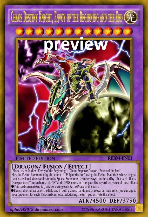 Caballero del Destino del Caos, Enviado del Principio y el Fin