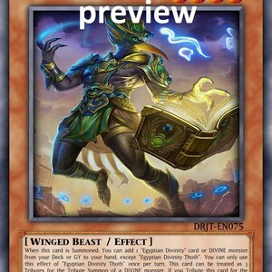 Egyptian Divinity Thoth orica custom card  obelisk tormentor winged dragon of ra egyptian gods god altered