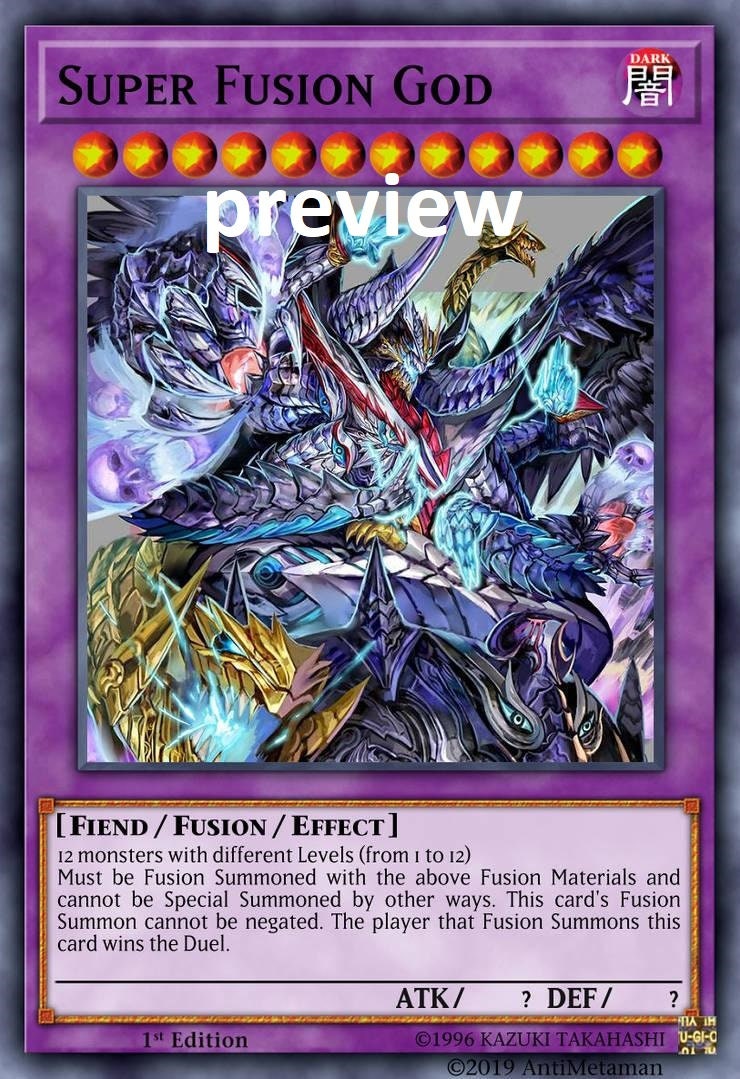 Super Fusion God Orica Custom Card Obelisk Tormentor Winged Dragon of Ra Egyptian  Gods God Altered - Etsy
