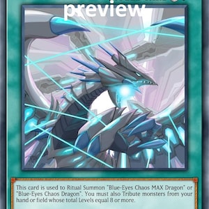 Blue eyes chaos max dragon - Etsy 日本