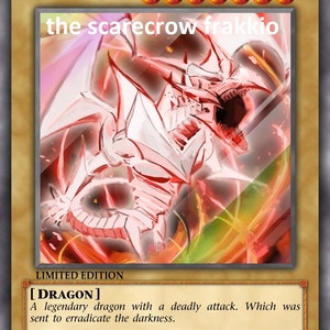 Red-Eyes White Dragon orica aangepaste kaart draak obelisk kwelgeest gevleugelde draak van ra Egyptische goden god veranderd
