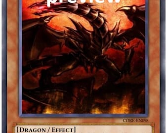 FIRST EDITION | Yugioh Red-eyes Black Dragon (SDJ-001) Ultra Rare Near Mint  - Etsy