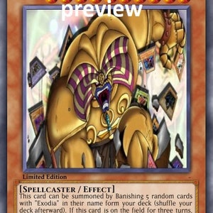 Exodian The Breaker orica custom card  obelisk tormentor winged dragon of ra egyptian gods god altered