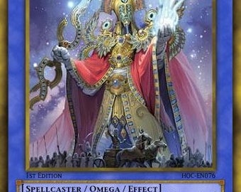 Dark Omega Magician Orica Custom Card Dragon Obelisk Tormentor