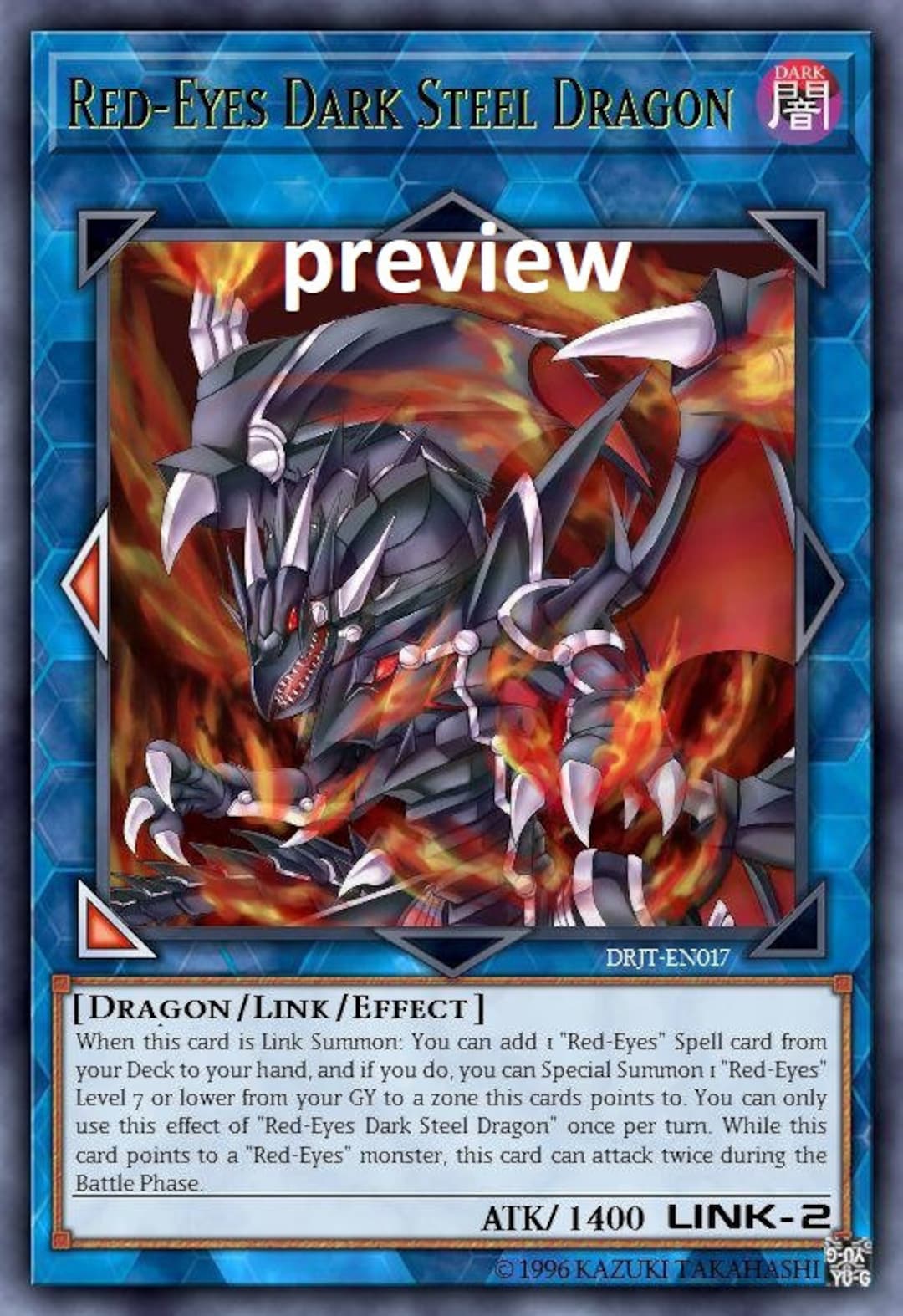 Red-eyes Dark Steel Dragon Orica Custom Card Obelisk Tormentor Winged Dragon  of Ra Egyptian Gods God Altered - Etsy