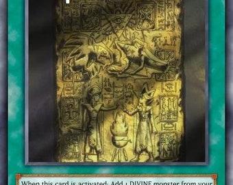 Ancient God Stone Orica Custom Card Obelisk Tormentor Winged Dragon of Ra Egyptian  Gods God Altered - Etsy