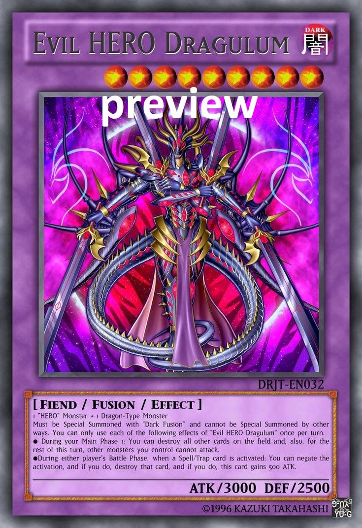 Evil HERO Dragulum Orica Custom Card Obelisk Tormentor Winged Dragon of Ra  Egyptian Gods God Altered - Etsy
