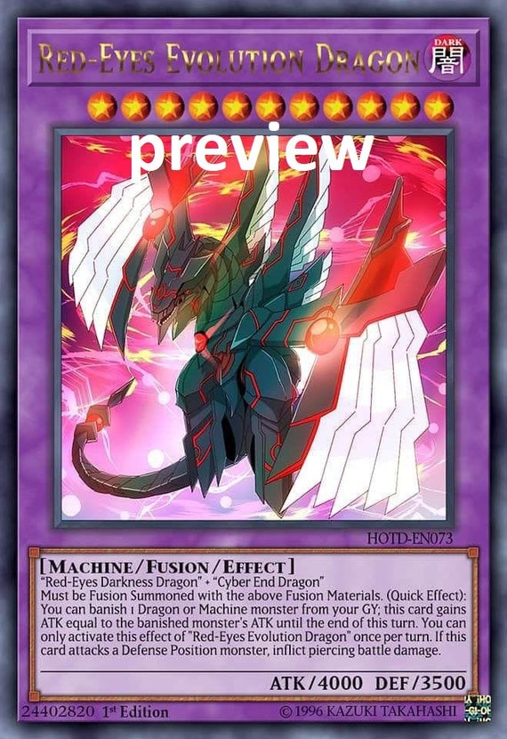 yugioh legacy of the duelist link evolution red eyes cards YU-GI-OH! - Red-Eyes Fusion (LDK2-ENJ24) - Legendary Decks II - 1st Edition Single Card Originally released July 3 Red-Eyes Evolution Dragon orica custom