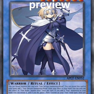 Fate Ruler, Jeanne d'Arc orica carta personalizada obelisco torturador dragón alado de ra dioses egipcios dios alterado