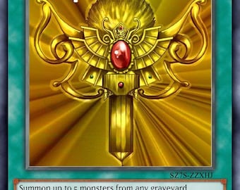 Fallen Reborn Orica aangepaste kaart obelisk kwelgeest gevleugelde draak van Ra Egyptische goden God veranderd