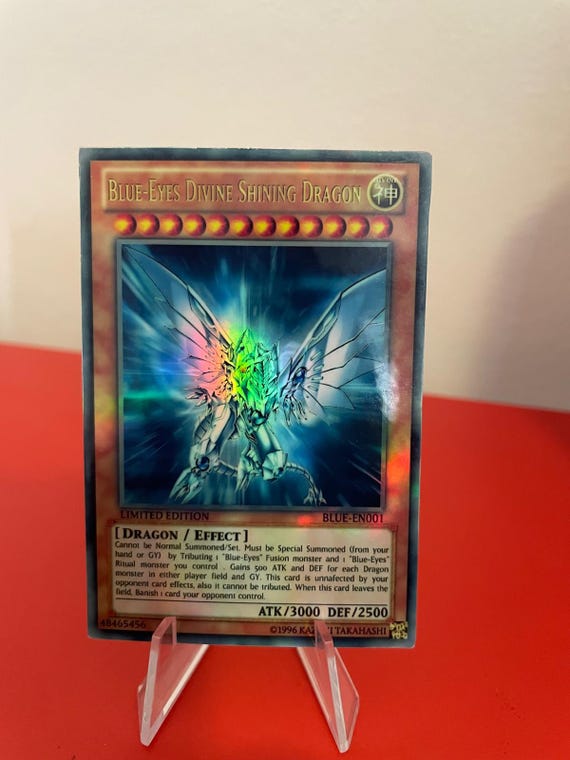 Blue-eyes Divine Shining Dragon Orica Custom Card Obelisk Tormentor Winged  Dragon of Ra Egyptian Gods God Altered - Etsy