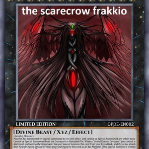 Supreme Devourer of the Chaotic Ragnarok  custom card dragon obelisk tormentor winged dragon of ra egyptian gods god divine beast altered