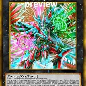 Red Lightning Master of Dragon Lords orica carta personalizada obelisco torturador dragón alado de ra dioses egipcios dios alterado